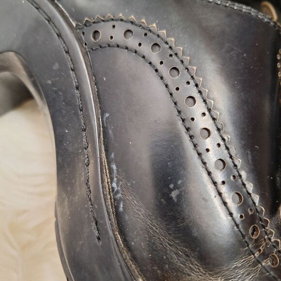 Ariat Bradford Distressed Leather Clogs Burnished Black Comfort Shabby Chic 7.5 - Picture 11 of 15